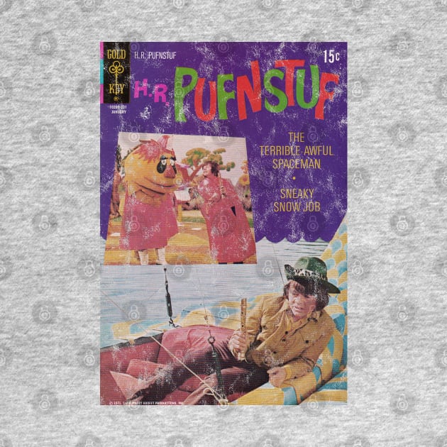 H R Pufnstuf Comic Book Cover by offsetvinylfilm